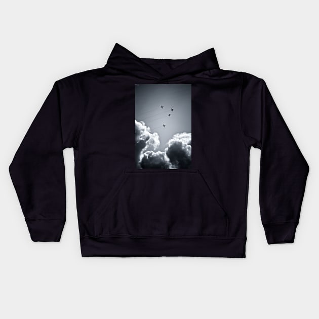 Flying High Kids Hoodie by InspiraImage